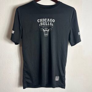 NBA Chicago Bulls Black Short Sleeve Tee